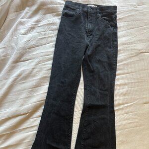 Abercrombie & Fitch The Flare Ultra High Rise Black Jeans Size 27 / 4R